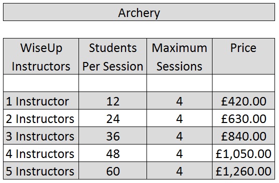 archery-price-list