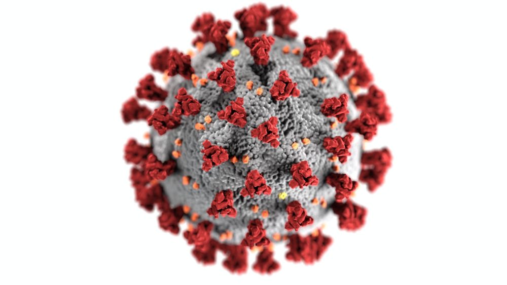 COVID-19 Coronavirus particle