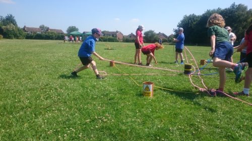 Team Building with Year 7 in County Durham