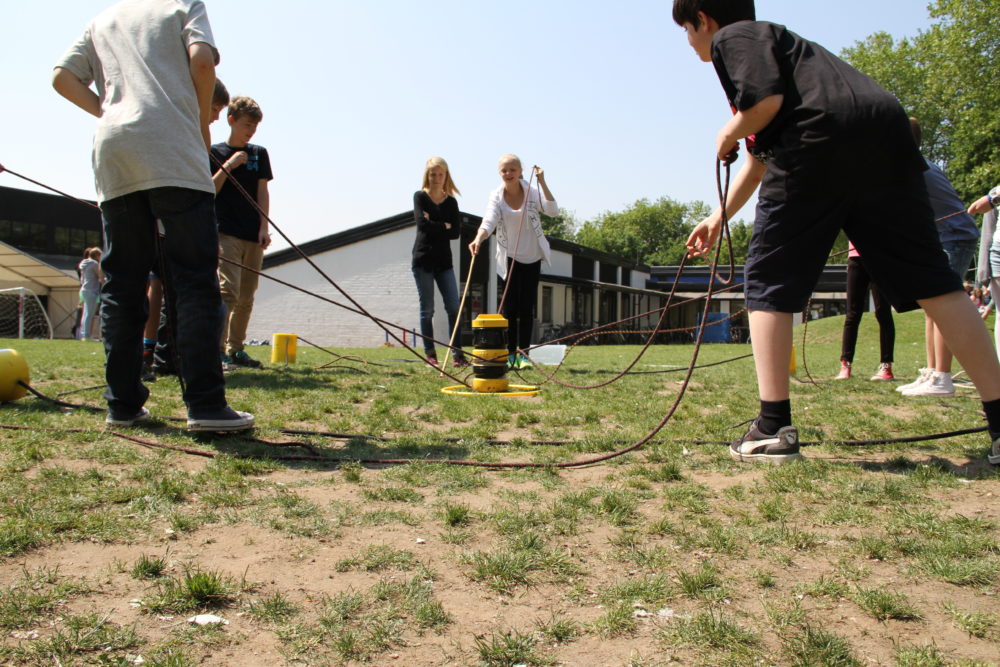 Secondary school students problem solving in Devon